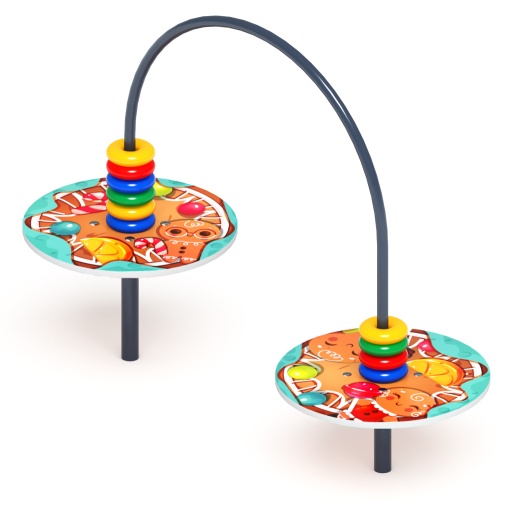 Счеты со столиком (пряничный домик) - Игровая панель - МФ 22.01.06-03.И1