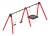 Качели М3 (красный) ИО 13.М.06.03.03.01-01