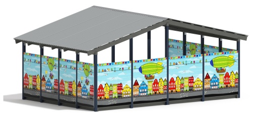 Теневой навес (Город) - МФ 70.6.4-01