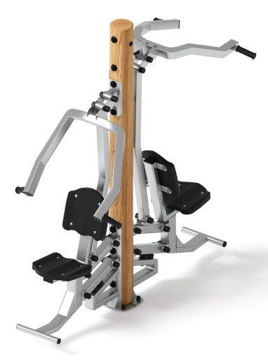 Тренажер тяга верхняя + жим от груди (лиственница) СТ 027-Л.И1