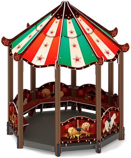 Беседка-пагода Карнавал (Шапито) - МФ 10.22.01-01