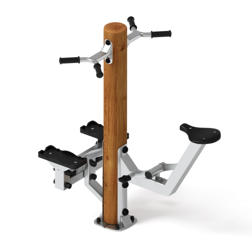 Тренажер степ+вело (лиственница темный) СТ 018-Л.И1.01