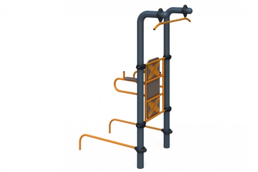 Турник широким хватом, брусья для отжимания из положения лежа, брусья для отжимания и поднятия ног W-02-022