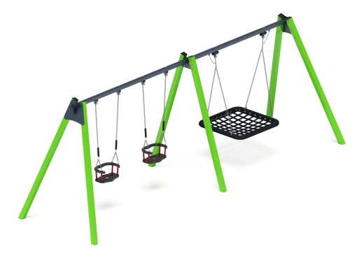 Качели М3 (зеленый) ИО 13.М.06.03.01.01-02.1