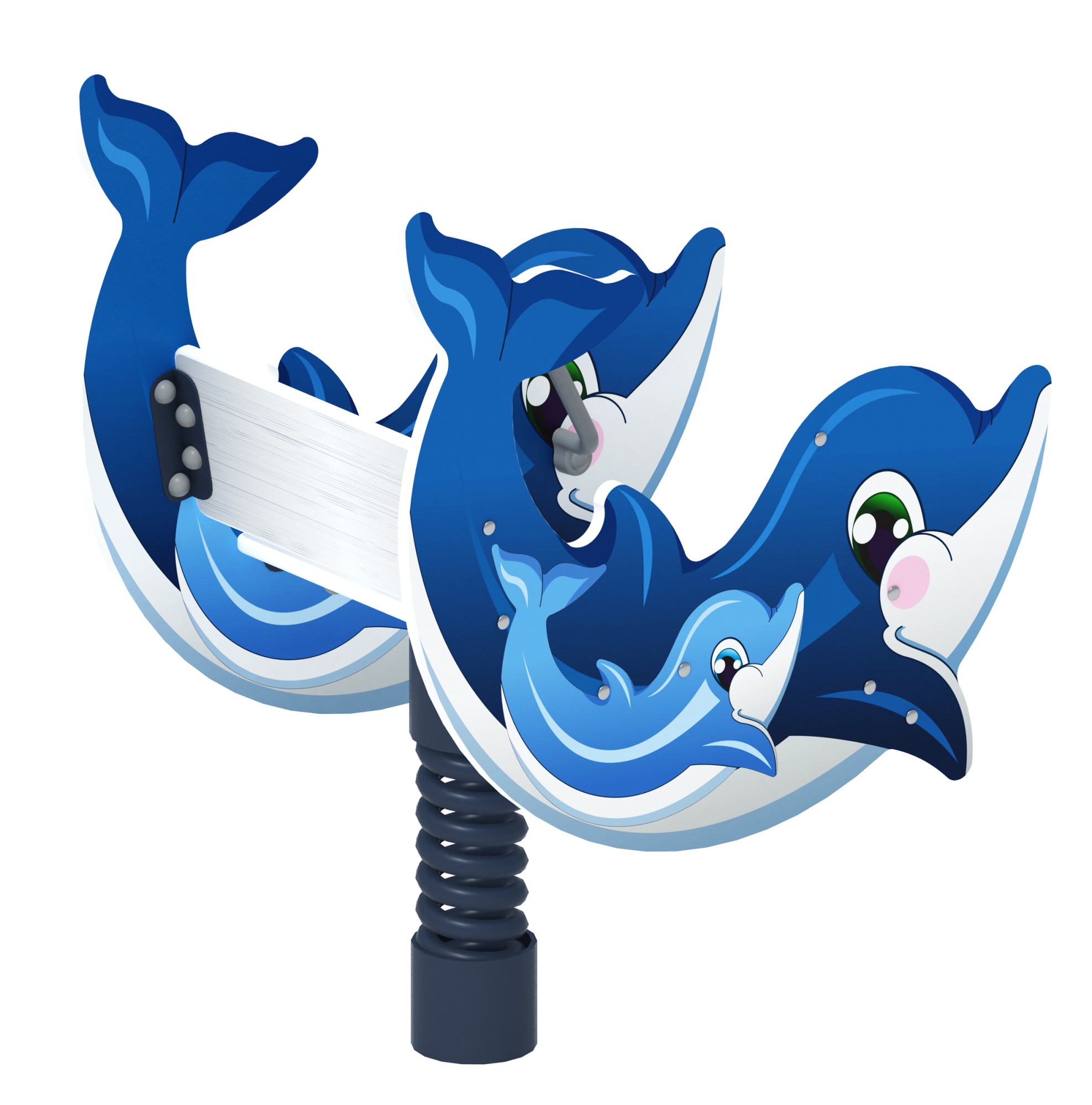 Дельфинчик - Качалка на пружине - ИО 22.17.02-И1