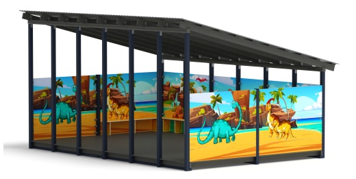 Теневой навес (Дино) - МФ 71.6.4-13